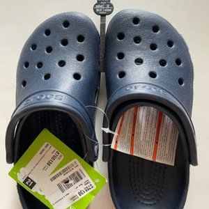 CROCS Classic Clog Navy Blue unisex Women 6 / Men 4 / Jr 4  NWT